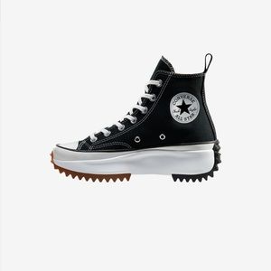 Converse Run Star platform sneakers in black